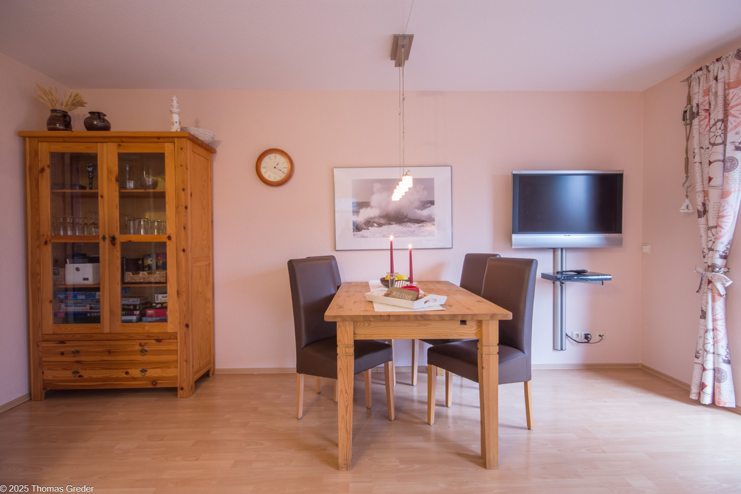 Esszimmer Ostseeferienwohnung Greder